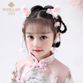 现货速发中国风头饰儿童汉服发夹毛球公主女童周岁发卡拜年小女孩