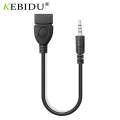 推荐kebidu 3.5mm Male Audio AUX Jack to USB 2.0 Type A Femal