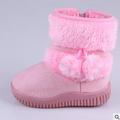 速发Girls Snow Boots New Fashion Comfortable Thick Warm Kids