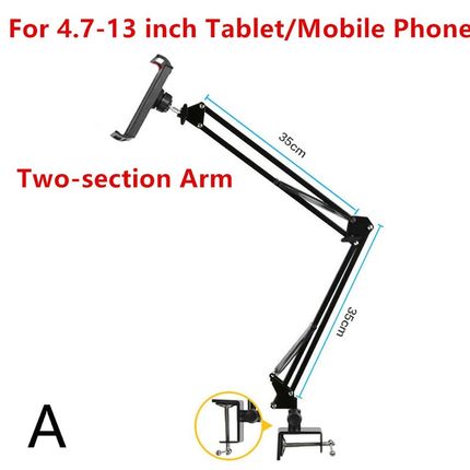 极速Tablet Stand  holder in bed for iPad air pro 2 3 4 5 6 a