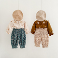 女童套装春季2023新款儿童装时髦洋气宝宝衬衫两件套婴儿衣服春装