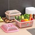 厨房碗架碗碟收纳层架沥水篮置物架塑料家用放碗筷滤水收纳盒碗盘