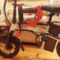 速发电动车儿童座椅前置电动自行车坐椅电单车宝宝前座折叠电车椅