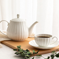 欧式小奢华北欧简约陶瓷家用咖啡杯套装咖啡杯Q碟骨瓷英式下午茶