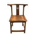 老榆木实木椅子j圈椅太师椅新中式椅子官帽椅靠背牛角椅餐椅茶桌