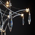 意大利法式现代简约艺术吊灯萤火虫满天星灯酒庄别墅客厅水晶灯具