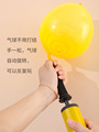 新款地转气球加厚长条火箭气球充气会飞会叫会转儿童宝宝生日派对